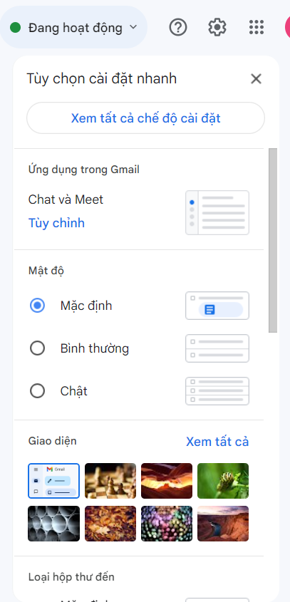 kích hoạt Gmail