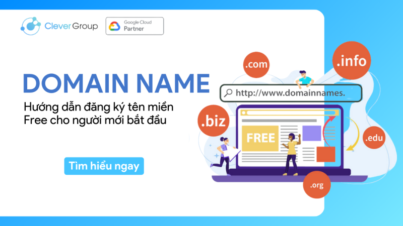 Hướng dẫn đăng ký tên miền miễn phí cho người mới